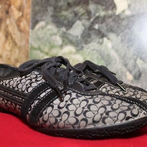 COACH: Grey Bowling Sneaker